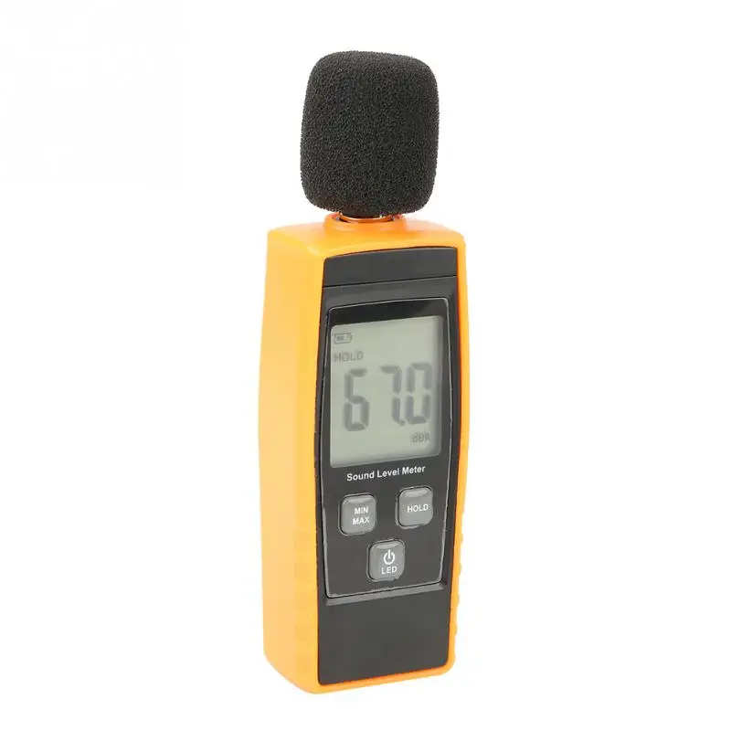 1 pcs GM1359 Mini Sound Level Meter Digital LCD Noise Tester DB Environmental practical Measuring Instrument | Инструменты