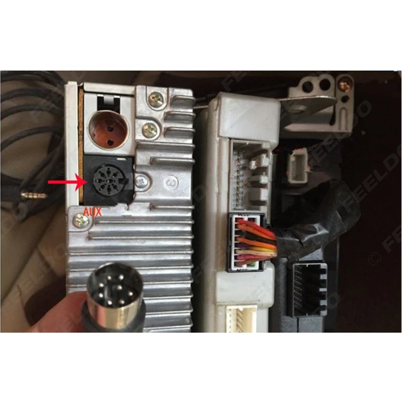 Автомобильный аудио CD MP3 8Pin AUX переключатель адаптера FEELDO для Nissan Teana JM350 JK230 JM230 JK200
