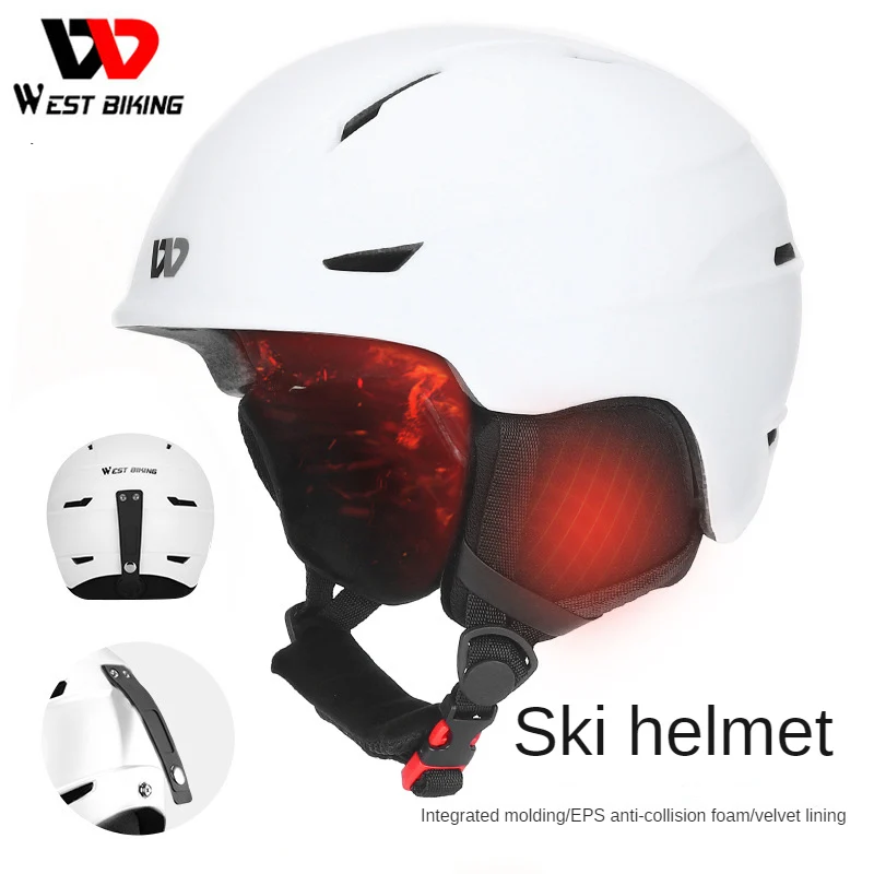 

Skiing Helmet Autumn Winter Adult and Children Snowboard Skateboard Skiing Equipment 58-62cm Snow Sports Safty Ski Helmets
