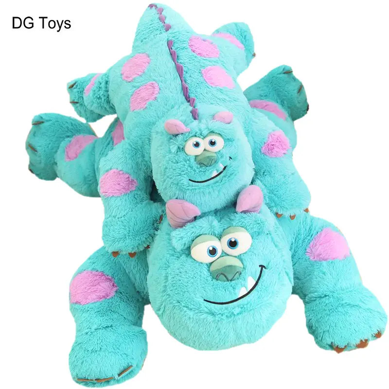 

Giant Fluffy Long Hair Blue Evil Monsters Plush Toy Swag Big Eyes Anime Monsters Plushies Lying Throw Pillow Cushion For Boy