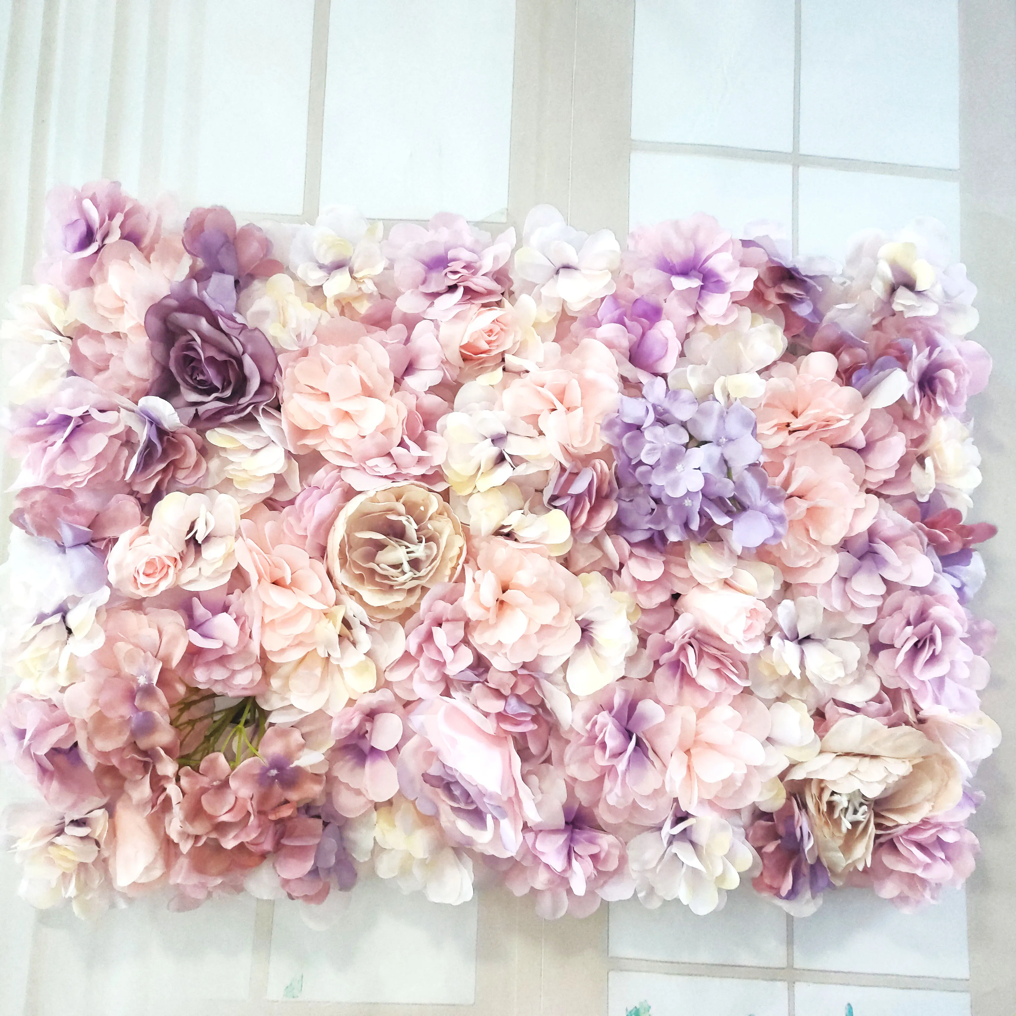 

Tracery Wall Setting Wall Valentine's Day False Flower New Year Decoration Props Wedding 40X60 DIY Simulation Flowers Wall