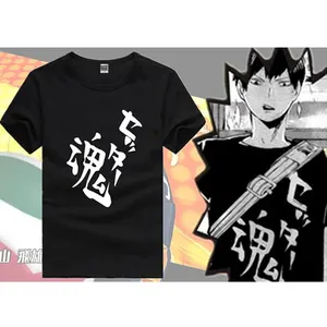 Haikyuu t-Shrit Косплей kageyama tobio Hinata Syouyou аниме футболка футболки