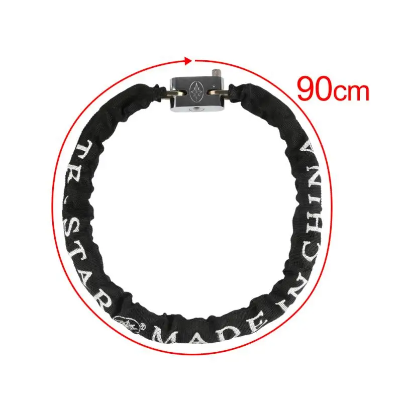 

Bike Chain Lock Security Anti-theft Bicycle Lock Chain with Keys Lengthen Chain Lock for Motorcycle Bicycle Accessories HWC