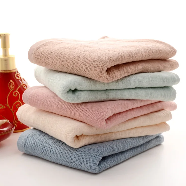 Детский Хлопковый чехол подушка 6 слоев марли без закручивания из чистого хлопка