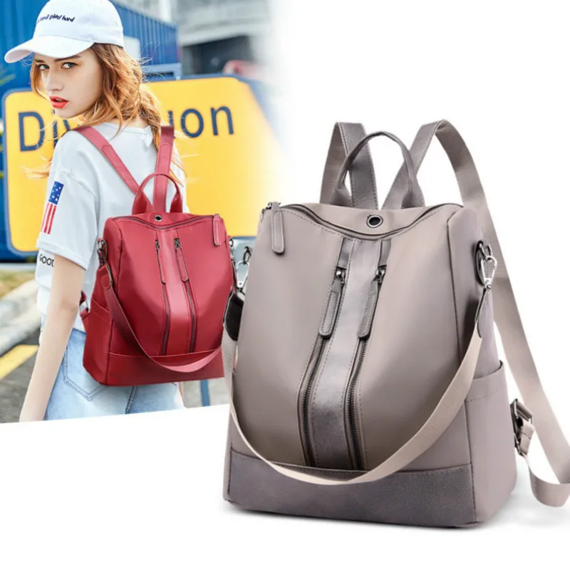 Женский рюкзак с защитой от кражи модная Водонепроницаемая школьная сумка из