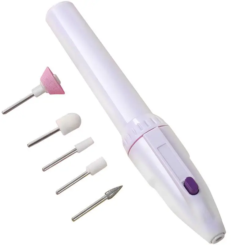 5 In 1 Electric Nail File Drill Kit Trimming Manicure Pedicure Salon Shaper Professional Art Polish Set | Красота и здоровье
