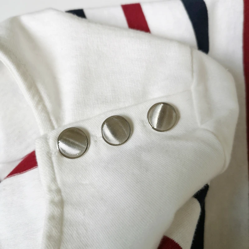 Женская футболка винтажная хлопковая цветная полосатая рубашка с длинными