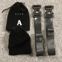 hip hop alyx belt 128cm rollercoaster safety belt 1017 alyx 9sm neutral metal buckle canvas high quality waist belt