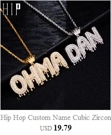 Хип-хоп индивидуальный заказ фото Iced Out Bling кубический циркон кальмар ожерелье и кулон для мужчин ювелирные изделия с теннисная цепочка