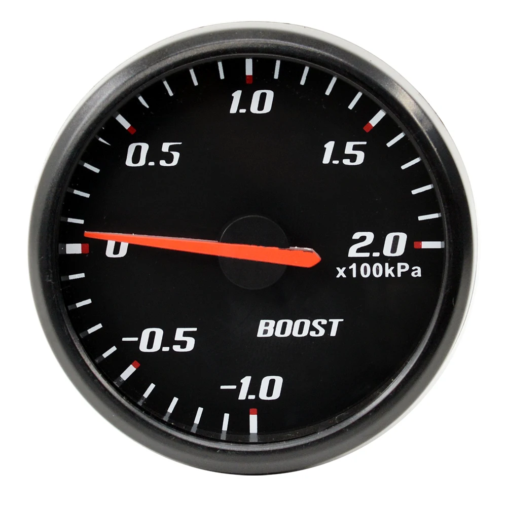 Dragon 60MM Black Panel Blue Light Racing Modification Auto Turbo Charged Car Boost Turbine Gauge Meter Instrument Free Shipping (art.: 7ad943503) - 7ad943503