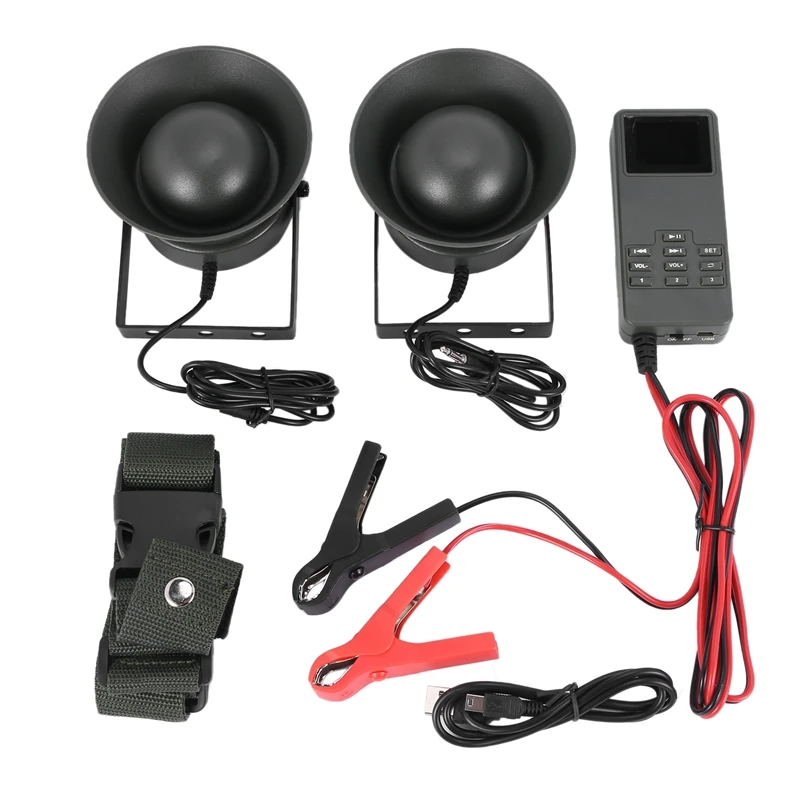 

New Sale Hunting Decoy Mp3 Bird Caller 150Db Camouflage Hunting Speaker with Two 50W External Speakers for Hunting Bird Caller