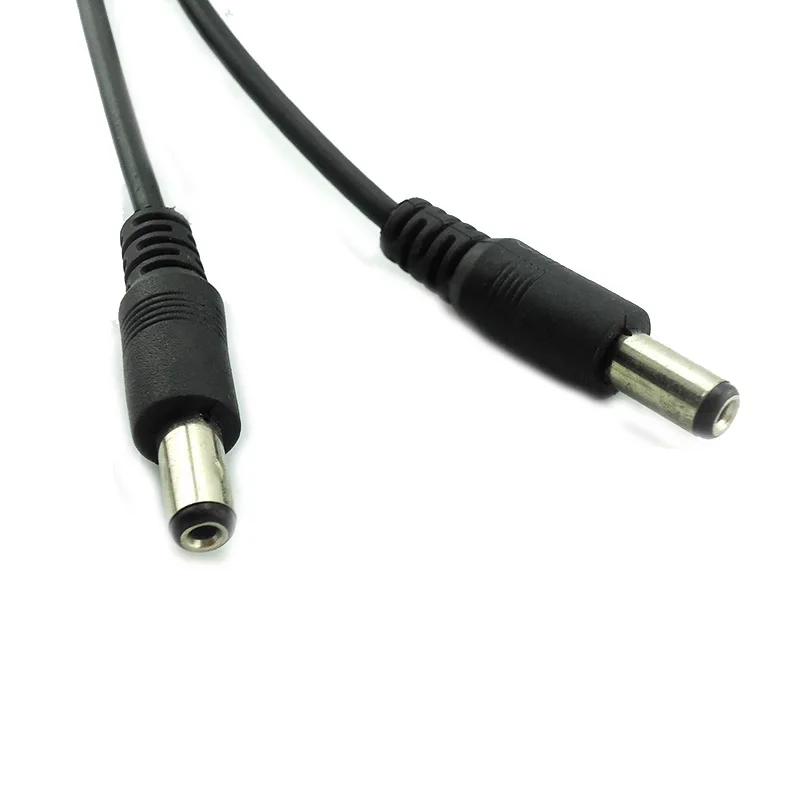 

10Pieces 1 Female to 2/4/6/8 Male DC Power Splitter Plug Cable 2.1*5.5mm Power Supply Adapter Cord for CCTV Camera Accessories