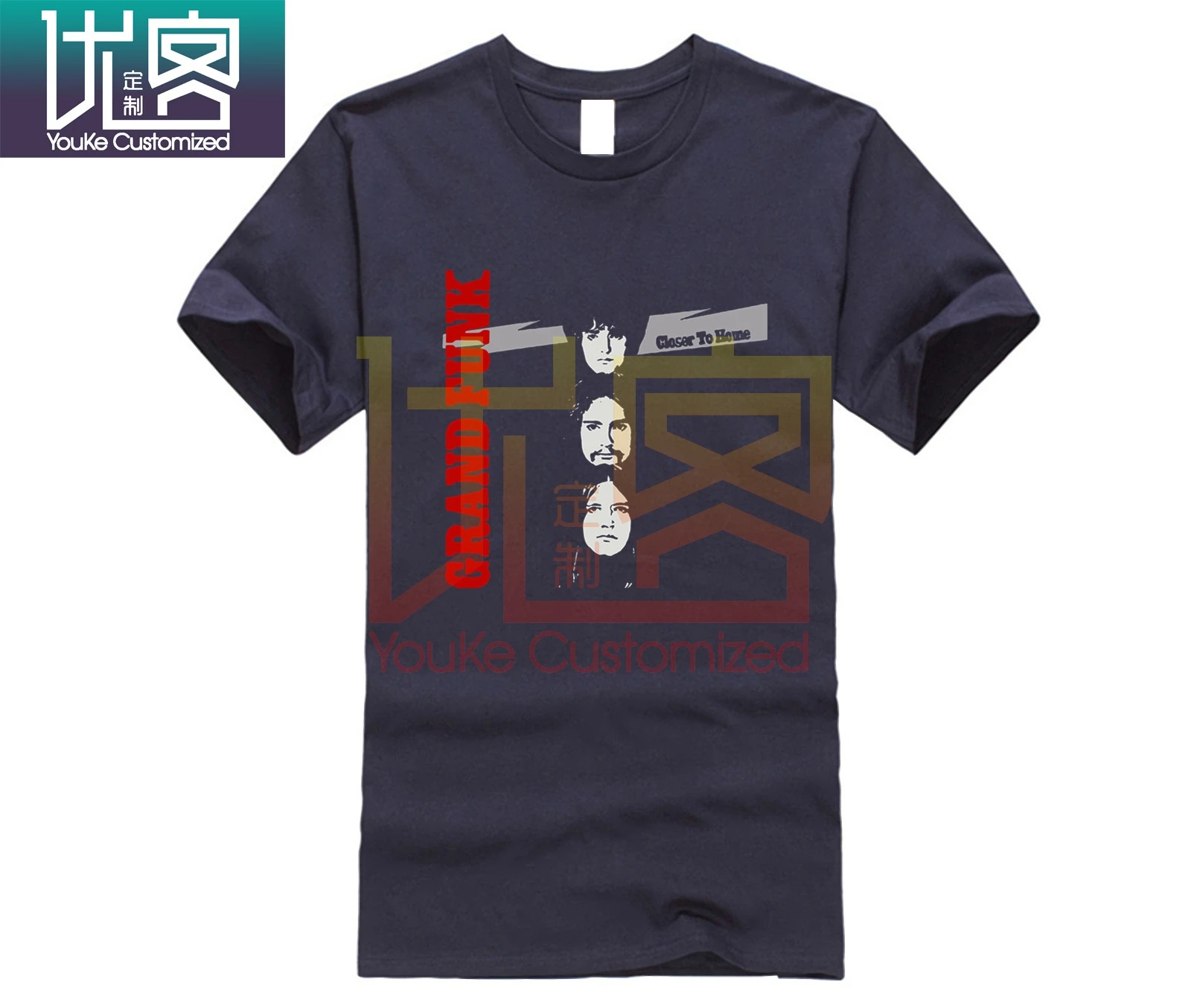 Grand Funk железная дорога Футболка rock band S M L XL 2XL 3XL Don Brewer|Мужские футболки| |