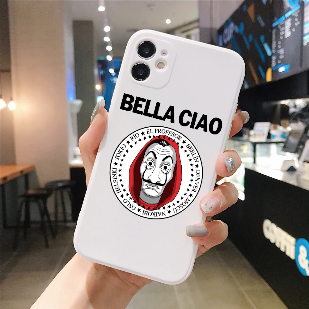 

PUNQZY Soft TPU Spain TV After The Paper Hack Case For iPhone 12 11 Pro Max 7 6S 8Plus SE 2020 XR XS MAX Black Drop Resistant