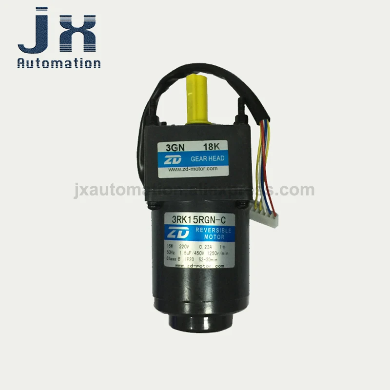 15W 220V ZD Speed Damping Motor 3RK15RGN-C-3GN18K Reversible for Scraper Machine | Обустройство дома