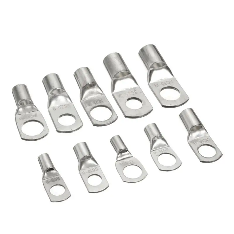 

100Pcs Terminals Tinned Copper SC6-6-SC35-10 Wire Crimper Connector Electrical