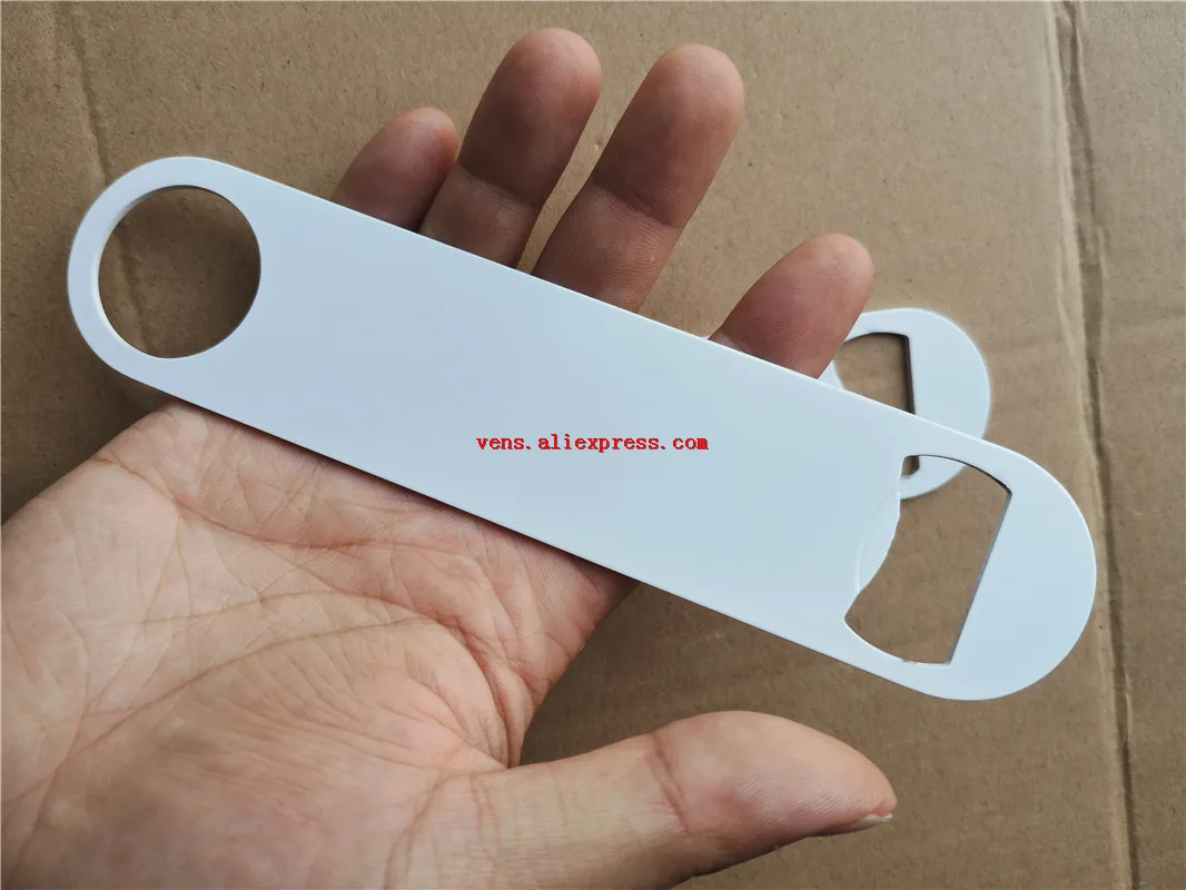

sublimation blank metal Bottle opener function consumables hot transfer printing metal blank material 178*40*1.8mm 10pcs/lot