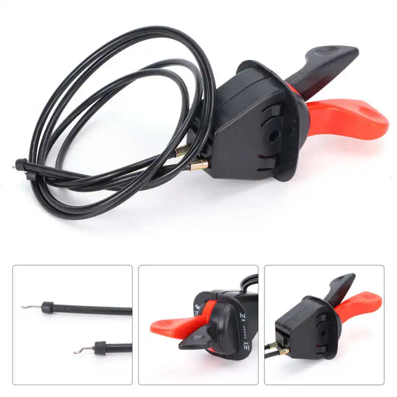 

Tractor Throttle Line Throttle Choke Cable Dual Control Assembly 1734506SM Accessory Replacement for Baron