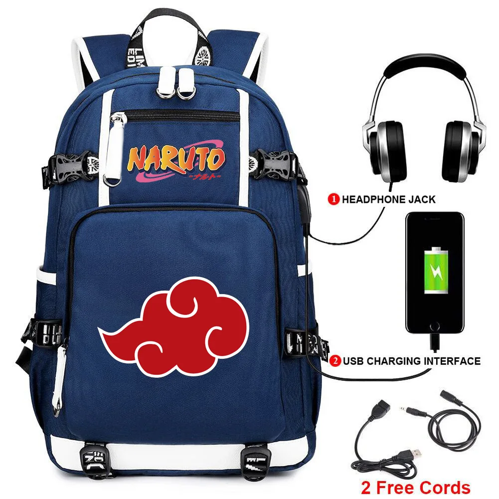 

NEW Hot Anime Backpack USB Travel Backpack High Capacity Multi Function School Bag for Men PC Backpacks