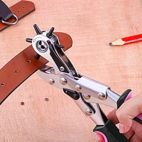 leather belt hole punch plier eyelet puncher revolve sewing machine bag setter tool watchband strap household leathercraft