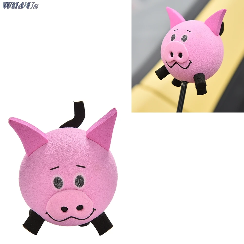 

Kawaii Pig Eva Decorative Car Antenna Topper Balls Pink Fashion Women Car Inner Accssories