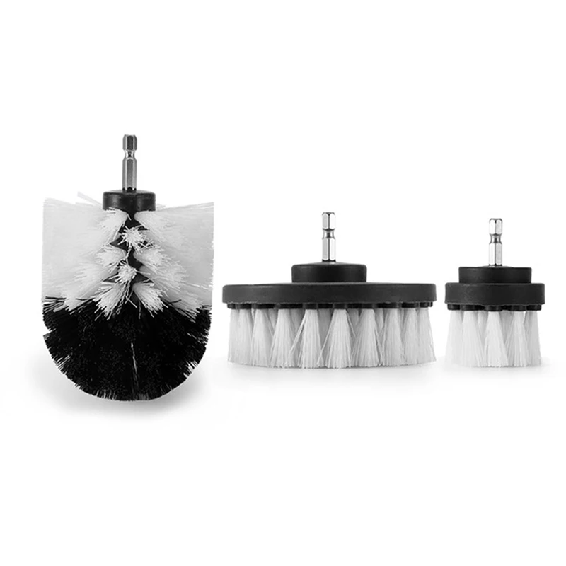 

3 Pcs/Set Drill Brush Car Washing Detail Brush Carpet Boat Cleaning Accessories SDF-SHIP