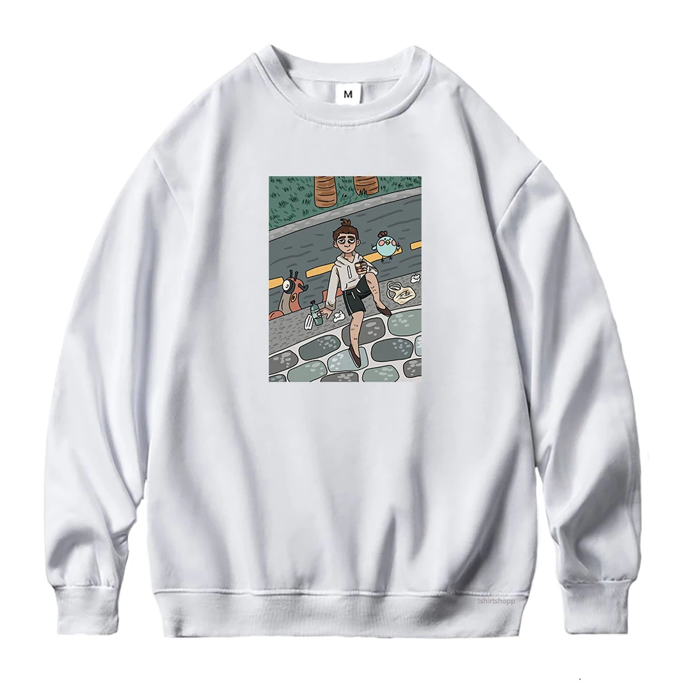 

Scissor Seven Hoodie Women Anime Wu Liuqi Hoodies Woman Ji Dabao Hoody Fleece Crew Neck Pullovers Sweatshirts Oversized Women's