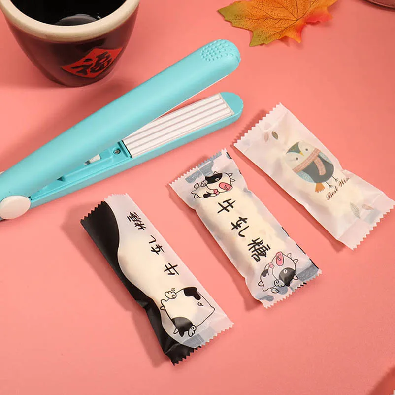 100 шт./лот упаковка для сахара цветные пластиковые пакеты вечерние