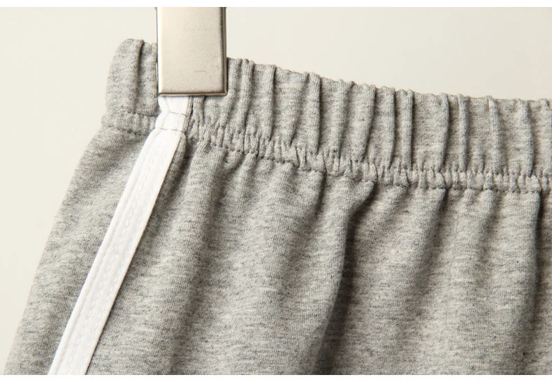 

New Women's Leisure Sports Cotton Shorts Gray Black Light Red Green Split Elastic Waist Patchwork Beach Party Shorts