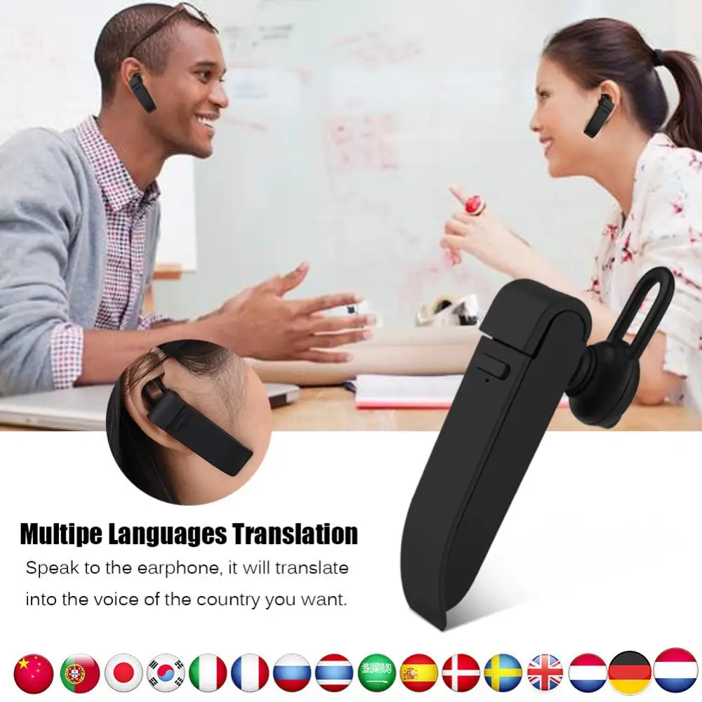 

Multi-language Instant Translator Voice Translator Wireless Bluetooth Earphone s Traductor Simultaneo Russian Language