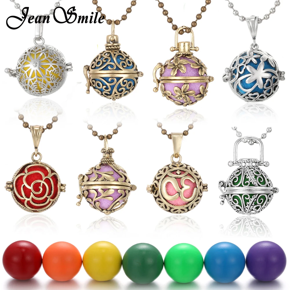 Ожерелье с диффузором для ароматерапии мексиканские колокольчики музыкальный