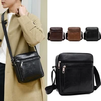 fashion mens handbag shoulder bag high quality male bag pu leather crossbady bags work business waterproof satchel purse
