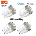 Беспроводная мини-розетка Gosund, Wi-Fi, Tuya, приложение, умный пульт дистанционного управления, умный дом, совместим с Alexa, Google Home