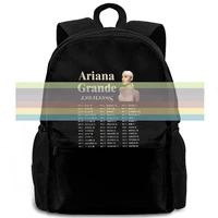 limited ariana grande sweetener tour 5 print casua print for 2019 women men backpack laptop travel school adult