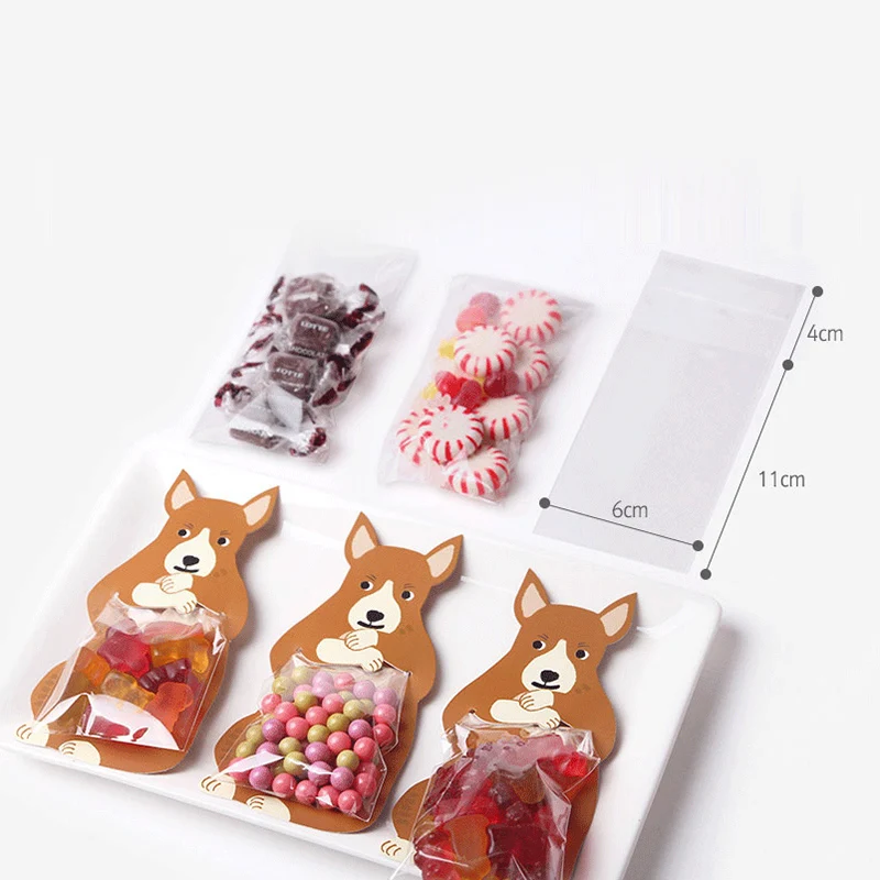 Подарочная упаковочная сумка с изображением панды цыплят самоклеющиеся