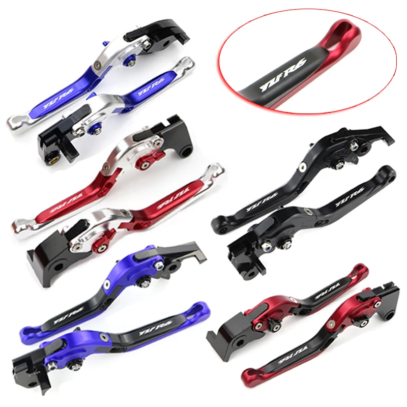 Мотоцикл CNC тормозной рычаг сцепления для Yamaha YZF R6 1999 2000 2001 2002 2003 2004 складной