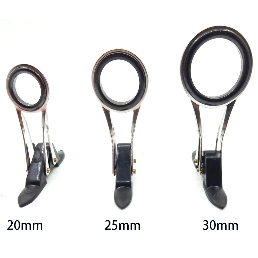 

DIY Folding Tackle Stainless Steel For Fishing Rod Far Cast Rustproof Lightweight Smooth Wear Resistant Guide Ring Practical