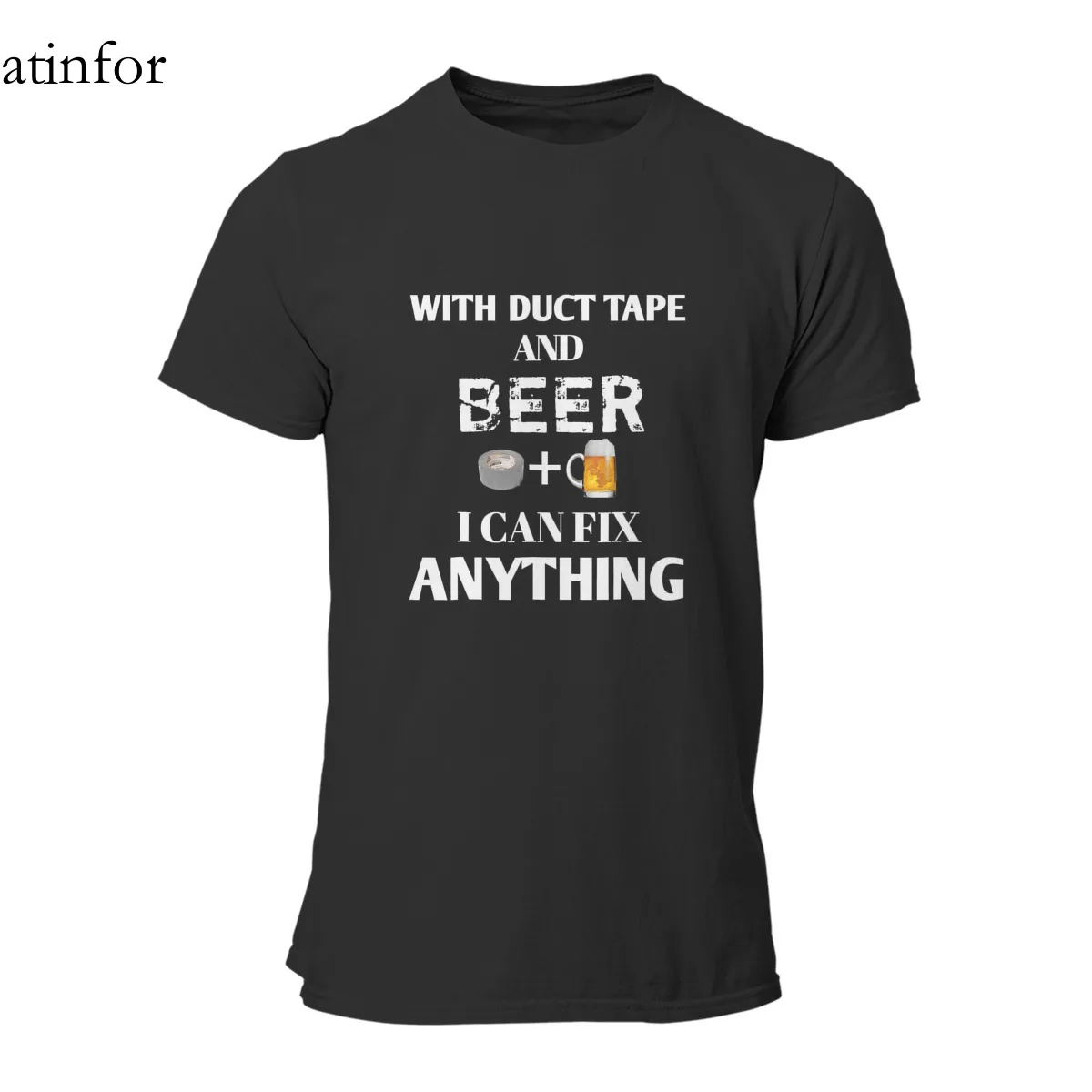 С клейкой лентой и пивом я могу починить что угодно поилка футболка панк