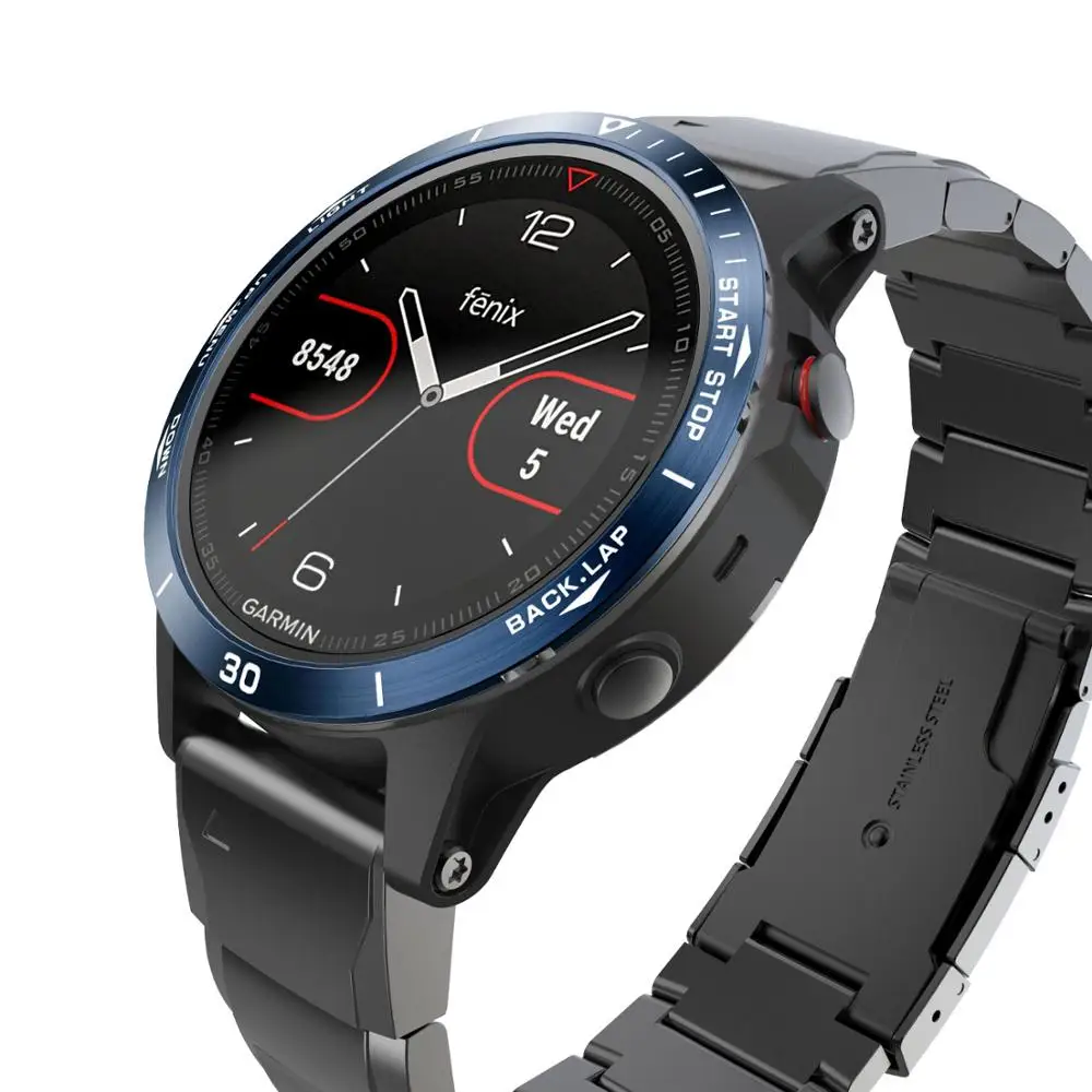 Безель из нержавеющей стали кольцо крышка для Garmin Fenix 5 Стильный чехол защита от