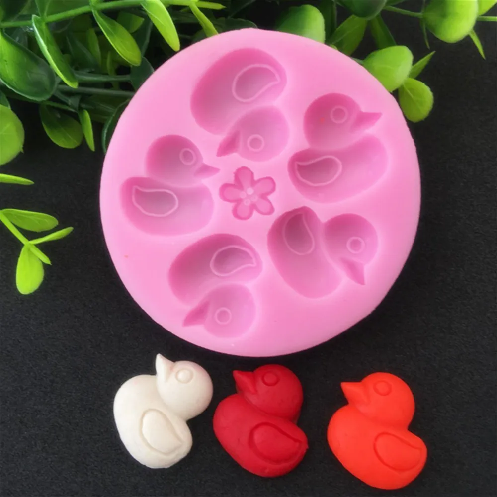 

3D Duck Silicone Cake Moud Cookie Stamp Cake Mould DIY Baking Tools Chocolate Brownie Mousse Make Dessert Moulds