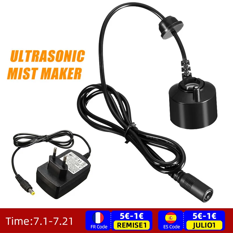 36 мм ультразвуковой увлажнитель мини с европейской вилкой адаптер Fogger Вода