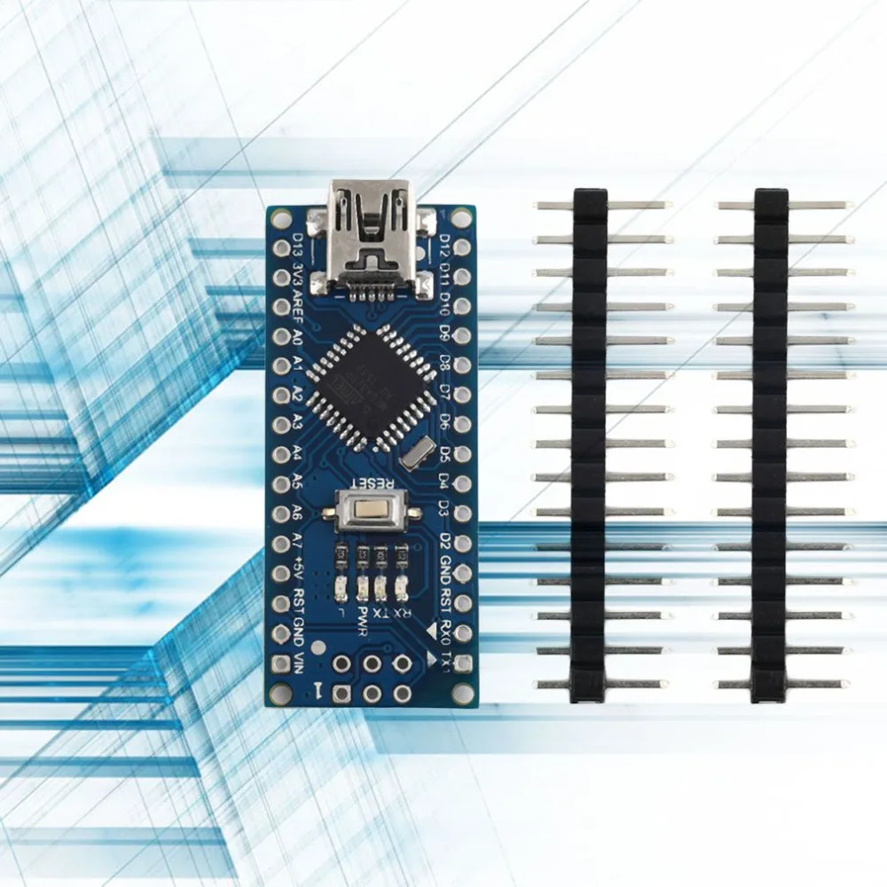 Newest1 шт Nano V3.0 ATmega328P плата модуля + Бесплатный мини usb кабель для Arduino совместимый| |