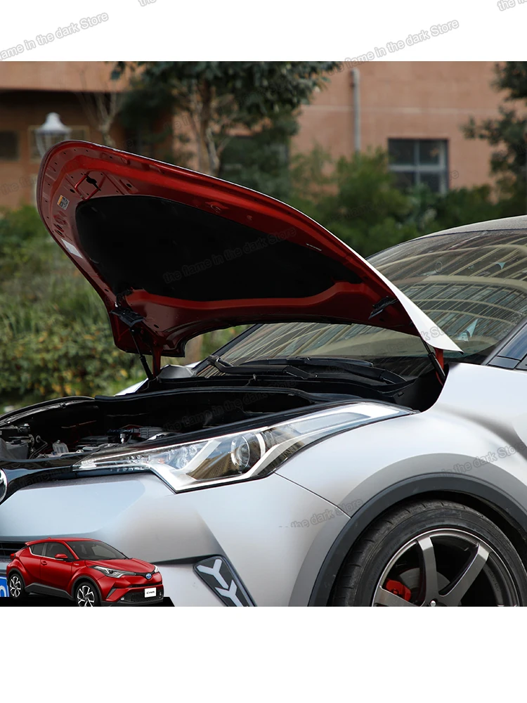 Lsrtw2017 нержавеющая сталь накладка на капот автомобиля гидравлический стержень