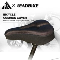 kr bicycle cushion cover silicone 3d thick bicycle seat cover mountain bike seat cover comfortable elasticity road seat cover