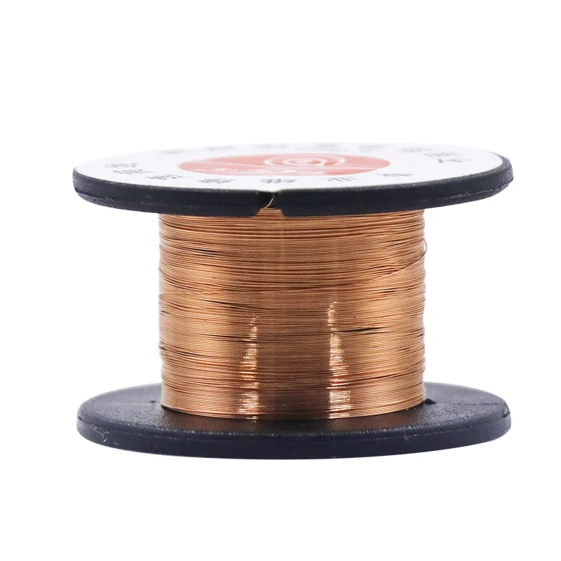 

50 Pcs/lot Enamelled Copper Wire 0.1mm Mobile Phone Notebook Dedicated Maintenance Cable Free Scratch 11.5 Meters DIY 0.1mm