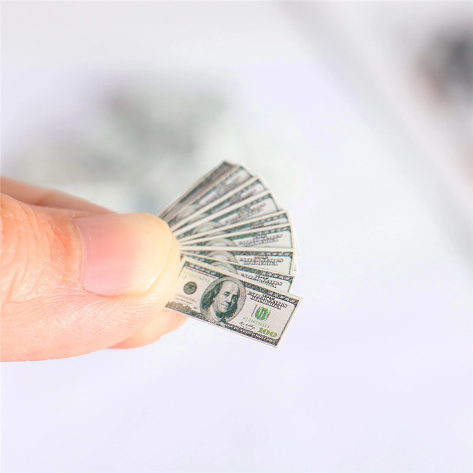 

5/10pcs Doll House Mini Bills Cute Doll House Decoration Delicate Dollar Bills