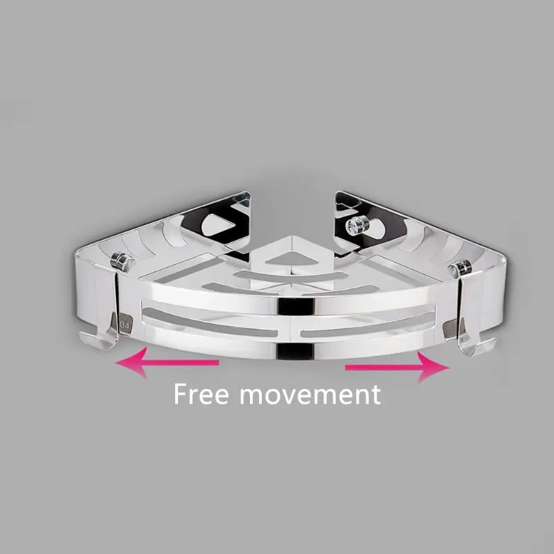 

Punch-Free 304 Stainless Steel Triangle Basket Bathroom Shelf Suction Wall Wall-Mounted Bathroom Toilet Storage Shower Shelf