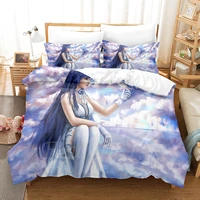 3d knife niang of younger sister sets duvet cover set with pillowcase twin full queen king bedclothes bed linen