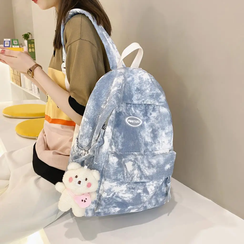 

Simple Design Women Backpack Kawaii Nylon Book Bag Female Mochila School Backpack For Teenage Girl Travel Rucksack Student Bag
