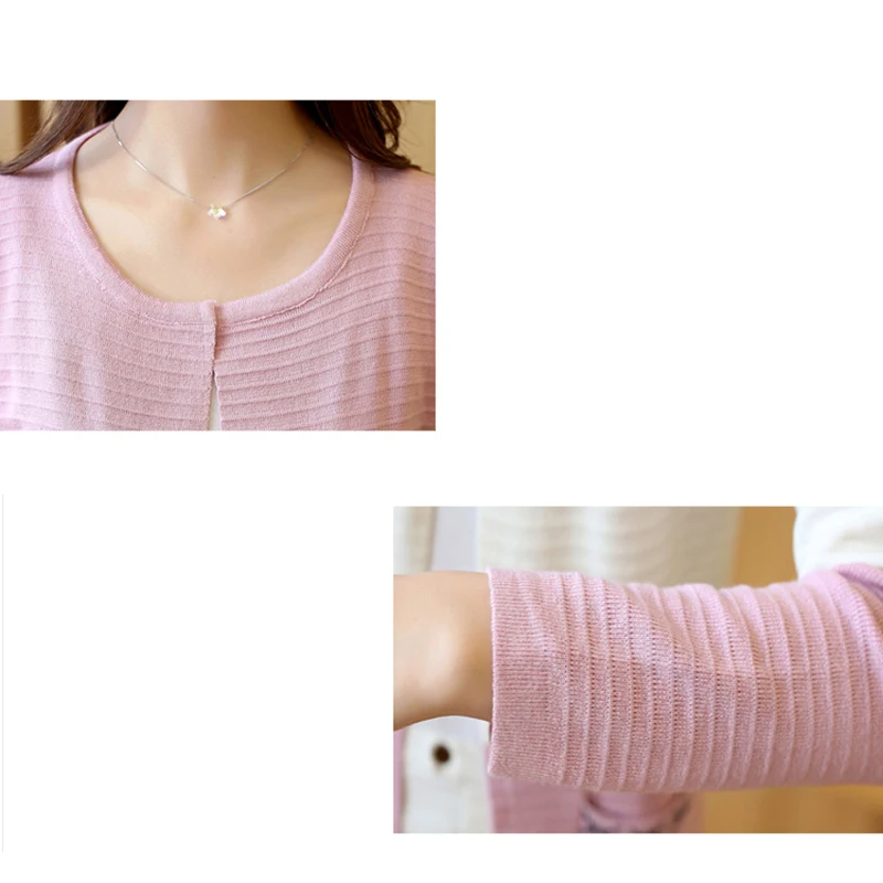 

Spring Print Long Sweater Women O Neck Knitting Cardigan Women 21 Autumn Slim Pockets Knitted Outerwear Sweaters Female CX1679